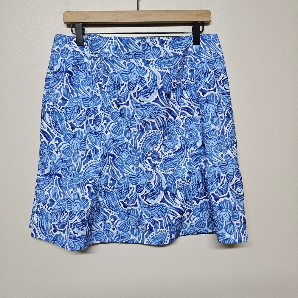 Ripskirt Hawaii Tropical Wrap Skirt‎ Size L Pockets Pleated Resort Beach NEW - Picture 4 of 8